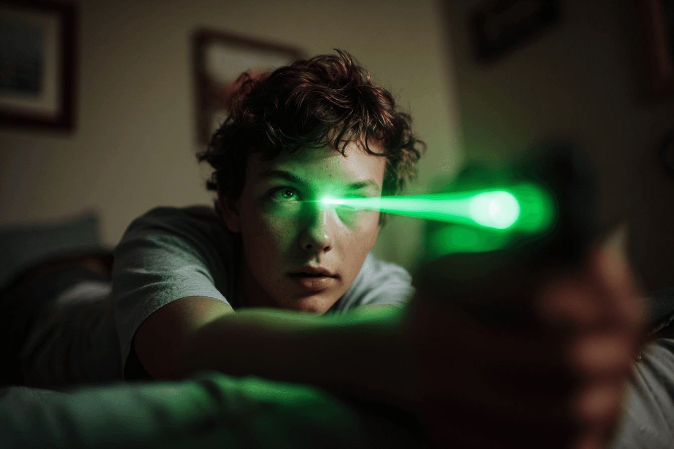 Laserpointer und Augen – wann entsteht ein echtes Sehrisiko?